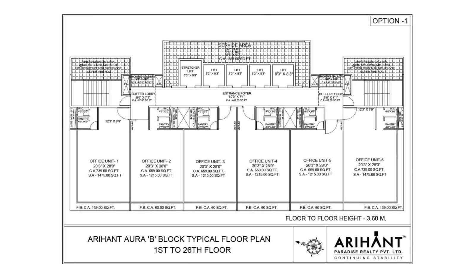 Arihant-Aura-Floor-Plan-Tower-B-6-units