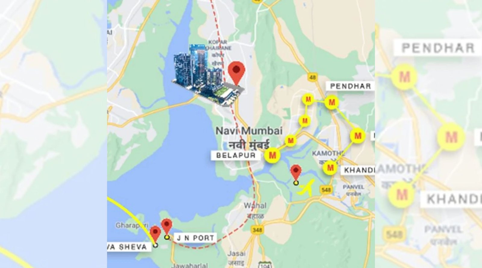 Arihant-Aura-Location-Map